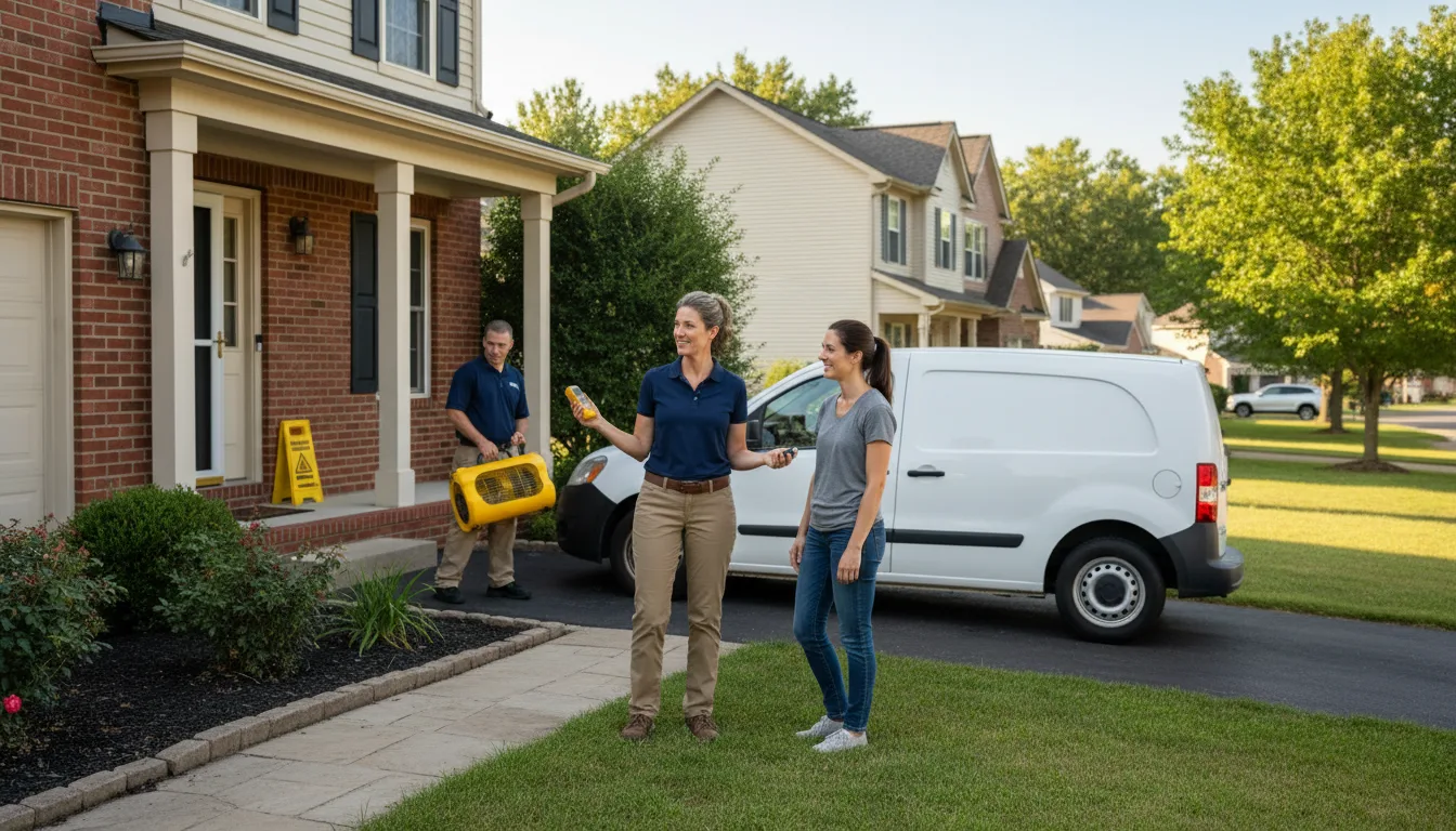 Residential water damage restoration in Tumwater, WA